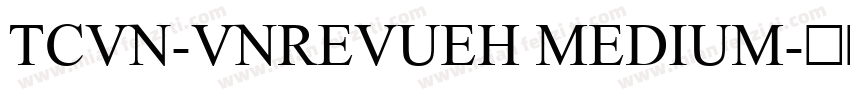 TCVN-VnRevueH Medium字体转换
